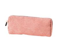 DEKKRYNFV Estuche multiusos de pana para bolígrafos, bolsa de tela resistente a desgarros, organizador de oficina y escuela, color liso, c