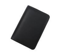 DEKKRYNFV Estuche organizador de cuero con 10 ranuras para pluma estilográfica, cierre de cremallera, para guardar bolígrafos, lápices, suministros escolares, oficina, coleccionista, Black