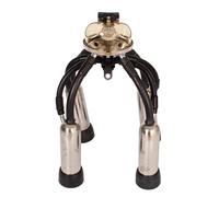 DEKKRYNFV Grupo De Ordeño De Vacas De 240CC/300CC con Gancho Construcción De Acero Inoxidable Y Caucho para Un Uso Eficiente En La Granja Eficiente