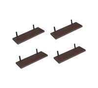 DEKKRYNFV Juego de estantes de almacenamiento de 4 capas para colgar en la pared, innovadores estantes para colgar en la pared para la organización del hogar, baño, cocina