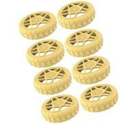 DEKKRYNFV Juego de protectores de rueda de silicona diseñados para proteger de la abrasión a prueba de golpes para aeropuertos y estaciones de tren, equipaje, 8 unidades de protectores de maleta para