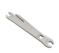 DEKKRYNFV Llave de tubo de aceite multifuncional de 7 a 8 mm, llave de corrección de aplanamiento de disco de extremo abierto, herramienta de reparación de bicicletas, corrección de aplanamiento de