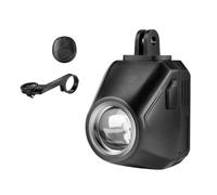 DEKKRYNFV Luz de bicicleta de 1600 lm con control remoto para ciclismo nocturno, accesorios para bicicletas delanteras, potentes faros delanteros