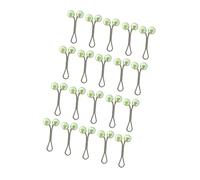 DEKKRYNFV Paquete de 20 clips de bufanda en forma de U adornados con perlas para chal de hiyab, sujeción segura, aleación multicolor para sujetar la tela