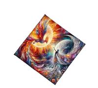 DEKKRYNFV Phoenixes - Mantel de diosas con patrón de astrología, mantel de tarots adivinaciones, altares, tela de adivinaciones, juego de mesa, accesorio para altares, tarots, tarjeta de tela