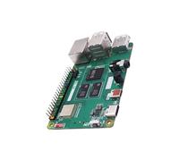 DEKKRYNFV Placa de desarrollo Linux expandible compatible con procesador de almacenamiento de 64 GB de 1,5 GHz y gestión de energía estable para disipador de calor de aluminio Walnut 1B, kit de