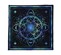 DEKKRYNFV Planet Pattern Tarots Tablecloth Divinations Card Table Cloth Tapestry Astrology Witchcrafts Deck Decoration Divinations Card Table Wall Decors