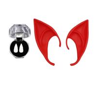 DEKKRYNFV Prótesis De Oreja De Hada De Flexible Para Eventos De Cosplay Decoraciones De Transmisión En Accesorios De Disfraces De Halloween Fiesta De Anime Cosplay Orejas De Elfo