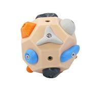 DEKKRYNFV Tabla de entrenamiento de escalada de madera con 12 soportes de resina coloridos para construir rutas, bloques de entrenamiento de escalada de madera