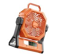 DEKKRYNFV Ventilador De Camping Portátil con LED Ajustable Tienda Inalámbrica De 5000/10000mah Colgante Portátil para Pesca Ventilador De Camping Recargable