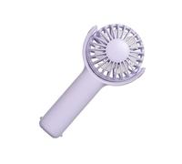 DEKKRYNFV Ventilador pequeño de escritorio de viaje de 1200 mAh, refrigeración por aire, textura ABS para oficina, biblioteca y aula, ventilador portátil de mano