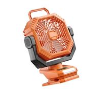 DEKKRYNFV Ventilador portátil multifuncional para camping, recargable, con luz, refrigeración de techo al aire libre, 5000/8000 mAh, ventilador de clip USB