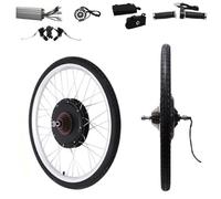 Dekltus E-Bike - Kit de conversión de bicicleta eléctrica de 26 pulgadas, 36 V, 800 W, LCD, rueda trasera/delantera, kit de conversión para bicicleta eléctrica con controlador de pantalla LED, kit de