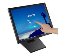 Dekltus Monitor táctil LCD de 17 pulgadas, pantalla táctil, VGA, USB, portátil, para cafeterías, panaderías, supermercados y restaurantes