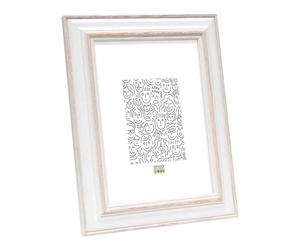 Deknudt Cornice per foto bianca con accenti di colore naturale 18x24 S221H1