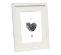 Deknudt Frames Fotos Basic, moldura Alta Blanca de Madera con pptt Control=Formato del Marco, 18 x 24 cm
