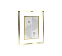 Deknudt Frames - Marco de fotos (10 x 15 cm), diseño de flores, color dorado