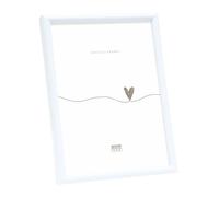 Deknudt Frames - Marco de fotos resina, dorado, blanco, 24 x 30 cm