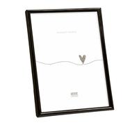Deknudt Frames - Marco de fotos resina, dorado, negro brillante, 21 x 29,7 cm