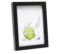 Deknudt Frames - Marco de Madera para Fotos | 1 vista, tamaño del marco, 30 x 40 cm, madera MDF, color negro, altura del marco, 3 cm para colgar