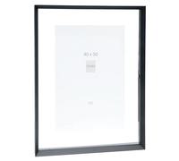 Deknudt Frames S028K2 - Marco de fotos para colgar (2 vasos), color negro