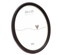 Deknudt Frames S100F9-10.0X15.0 - Marco de Fotos, diseño Ovalado, Color Negro