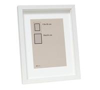 Deknudt Frames S223K1P1 - Marco de Fotos (Madera, 18 x 24 cm), Color Blanco