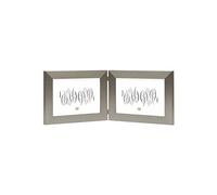 Deknudt Frames S41VD1-H2H-15.0X20.0 - Marco Horizontal para Fotos (Resina, 15 x 20 cm), Color Plateado