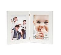 Deknudt Frames S41VF1-H2V-15.0X20.0 - Díptico para Fotos (Resina, 24,6 x 19,6 x 1,6 cm), diseño Vertical, Color Blanco