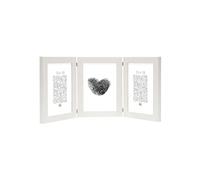 Deknudt Frames S41VF1 H3V - Marco de Fotos tríptico (Resina, 13 x 18 cm), Color Blanco
