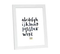 Deknudt Frames S44CF1-10.0X15.0 - Marco de Fotos (Madera, Marco Fino, 18,8 x 13,7 x 1,33 cm), Color Blanco