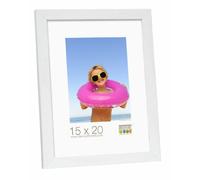 Deknudt Frames S44CF1-40.0X60.0 - Marco para Fotos (Madera y Madera DM, 40 x 60 cm), Color Blanco