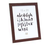 Deknudt Frames S44CH4-15.0X20.0 - Marco de Fotos (Madera, Marco Fino, 23,2 x 18,2 x 1,33 cm), Color marrón Oscuro
