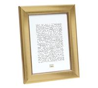 Deknudt Frames S45YA1_10,0x15,0 - Marco de Fotos (Madera, 10 x 15 cm), Color Dorado