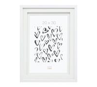 Deknudt Frames S65KK1 P1 - Marco de fotos (20 x 30 cm, madera MDF, para colgar o colocar (20 x 30 cm), color blanco