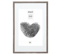 Deknudt Frames S66KH3P1_40,0x60,0 - Marco de Fotos (Madera, 40 x 60 cm, 30 x 45 cm), Color Gris