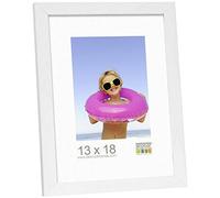 DEKNUDT S44CF1 13X18 MADERA BLANCO | Madera MDF para fotos, pósteres o carteles, para colocar o colgar
