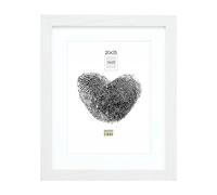Deknudt Marco Fotográfico Blanco con Paspartú Blanco 20x25 S66KF1