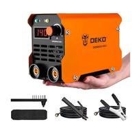 DEKO 140A 220V MMA ARC Soldador Inverter para Reparaciones en el Hogar, Maquina de Soldar de Metal, Bricolaje, Reparación de Bicicletas con Correa de Hombro Ajustable para Soldador