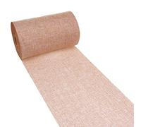 Deko AS GmbH Camino de Mesa Shabby Chic en Aspecto de Lino 20 cm - Cobre - 25 m - 69 - 200 - 25 - 9