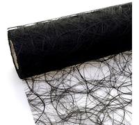 Deko AS GmbH Camino de Mesa, Textura, Negro, 30 cm