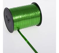 Deko AS GmbH Cinta metálica verde 7 mm ancho 250 m largo 250 m