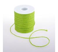 Deko AS GmbH Cordel de Yute de imanes Circulares de 100 m de Col.23 de Color Verde de 29004 - de 2 100 - 23