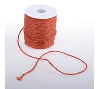 Deko AS GmbH Cordel de Yute de imanes Circulares de 100 m de Col.34 de Naranja de 29004 - de 2 100 - 34