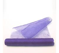 Deko AS GmbH Crash Camino de Mesa de Organza Lavanda - 28 cm de Ancho - Rollo 5 Metros - 68280 78 de R 280