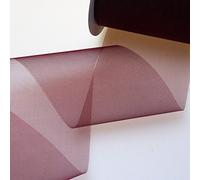 Deko AS GmbH Cristal Organza Burdeos - 70 mm de Ancho - Rollo de 25 Metros - 40070 38 de R 70