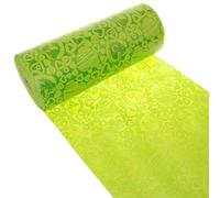 Deko AS GmbH Dekolor® 55-300-25-31 - Rollo de Cinta Impermeable con Efecto Loto (300 mm de Ancho, 25 m), diseño de Corazones, Color Verde