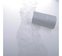 Deko AS GmbH sizo Flor Mesa Banda Onda Tipo de Plata Aprox. 12,5 cm Rollo de 25 m 60 W 003 de R