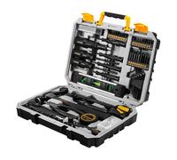 DEKO Caja Herramientas Completa 150 Piezas, maletin caja de herramientas Bricolaje para el Hogar, Oficia y Coche, Con Juego de Destornilladores, Martillo, y Set de Alicates Para mantenimiento Diario