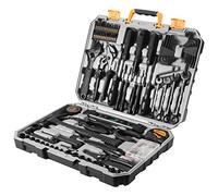 DEKO Caja Herramientas Completa 178 Piezas, maletin caja de herramientas Bricolaje para el Hogar, Oficia y Coche, Con Juego de Destornilladores, Martillo, y Set de Alicates Para mantenimiento Diario